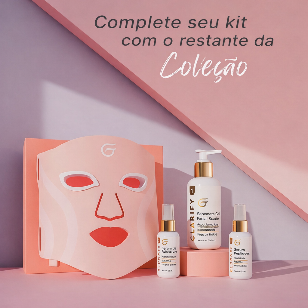 Gel Cleanser Facial – Preparação da Pele para Máscara LED