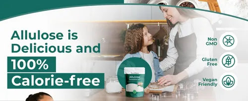 Alulose – Açúcar Raro com Sabor Real, Zero Calorias e Ação Metabólica (340g)