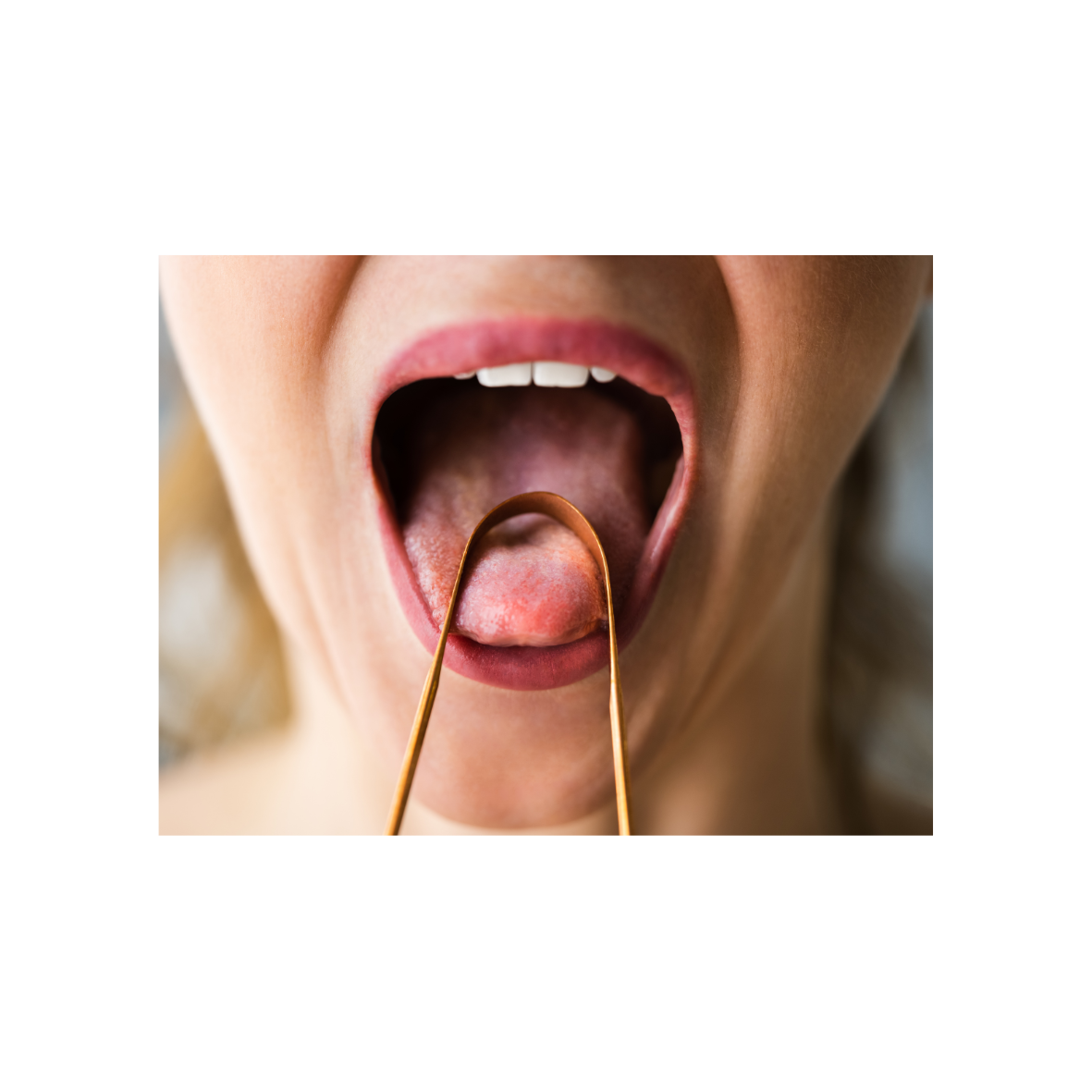 Raspador de Língua de Cobre – Higiene e Bem-Estar.