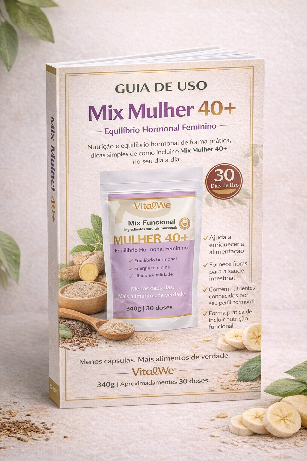 Mix Mulher 40+ VitalWe™ – Suporte Nutricional ao Equilíbrio Feminino