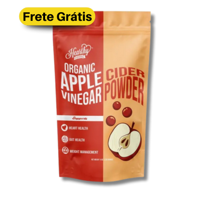 Vinagre de Maçã em Pó (ORGÂNICO) - Controle Natural da Glicemia, Inchaço e Digestão