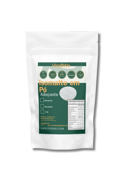 Isomalte em Pó Adoçante 500g Vitalwe