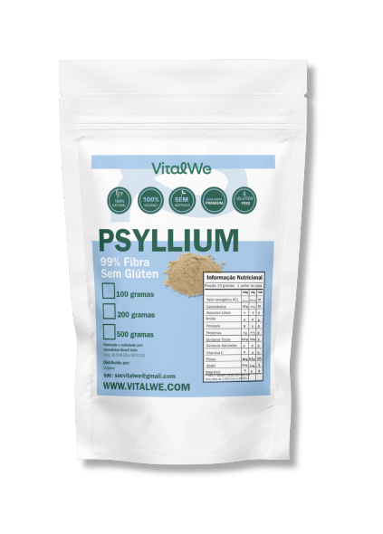 Psyllium 99% Fibra (Psillium) 100g Vitalwe