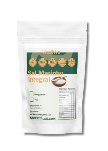 Sal Marinho Integral 1 kg Vitalwe