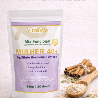 Mix Mulher 40+ VitalWe™ – Suporte Nutricional ao Equilíbrio Feminino