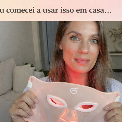 Máscara LED Facial Premium – Tratamento Completo de Pele em Casa