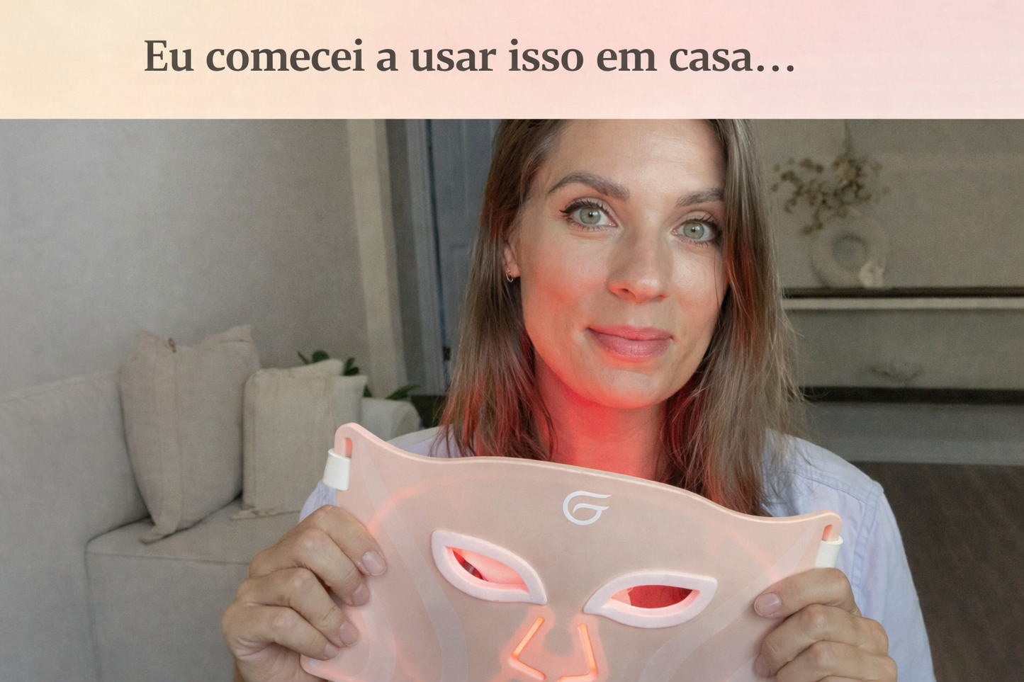 Máscara LED Facial Premium – Tratamento Completo de Pele em Casa