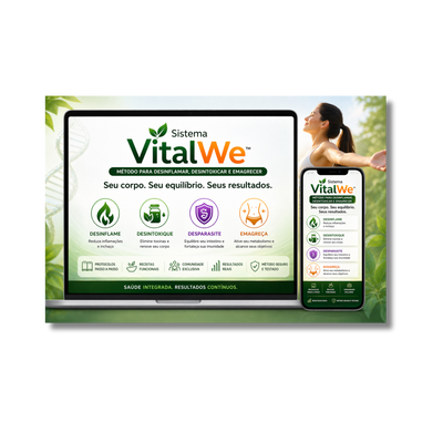 Sistema VitalWe™ – Método Completo para Desinflamar, Desintoxicar e Emagrecer com Saúde