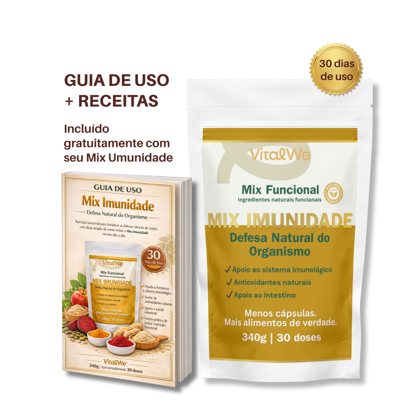 Mix Imunidade VitalWe™ – Suporte Nutricional ao Sistema Imunológico