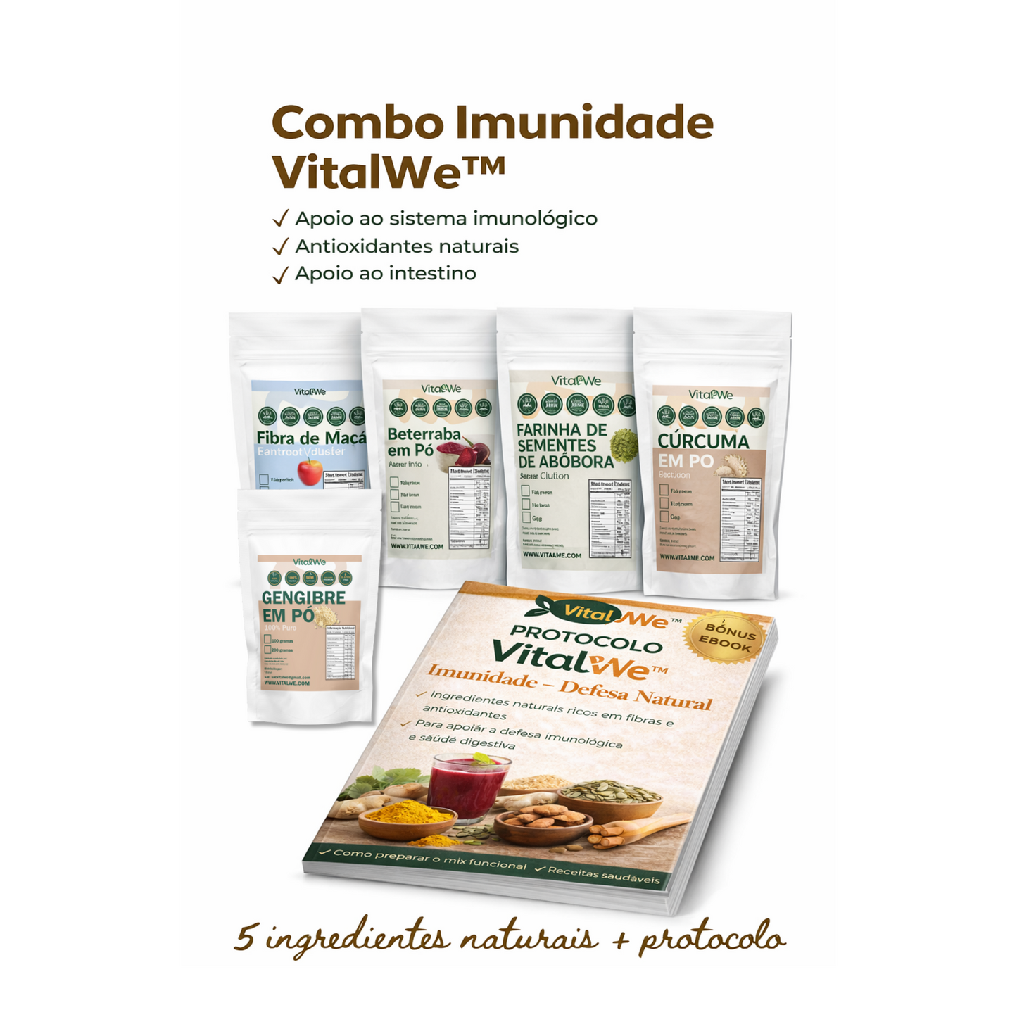 Combo Imunidade VitalWe™ – Defesa Natural