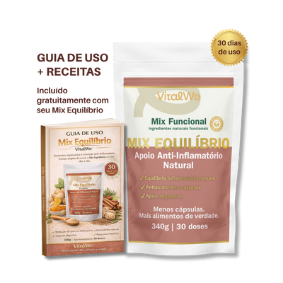 Mix Equilíbrio VitalWe™ – Suporte Nutricional Anti-inflamatório