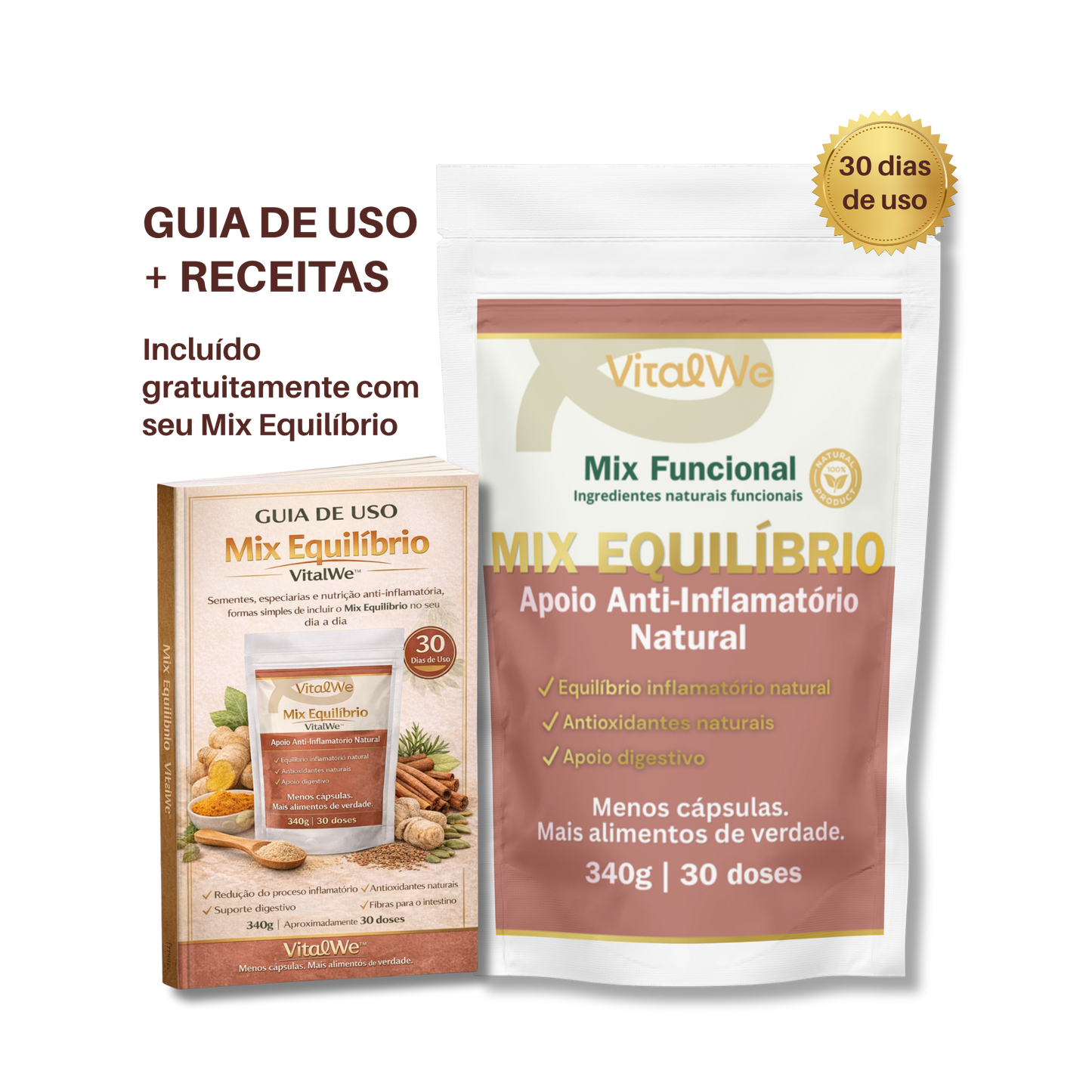 Mix Equilíbrio VitalWe™ – Suporte Nutricional Anti-inflamatório