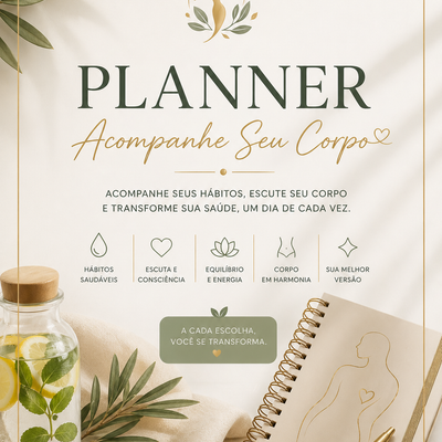 Planner VitalWe™ – Mapa do Seu Processo