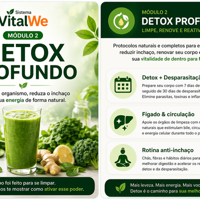 Sistema VitalWe™ – Método Completo para Desinflamar, Desintoxicar e Emagrecer com Saúde