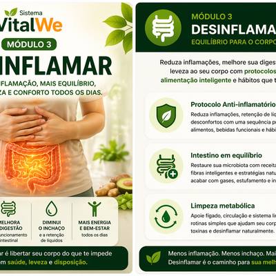 Sistema VitalWe™ – Método Completo para Desinflamar, Desintoxicar e Emagrecer com Saúde