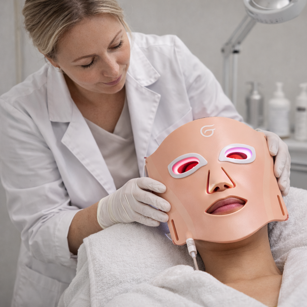 Máscara LED Facial Premium – Tratamento Completo de Pele em Casa