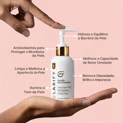 Gel Cleanser Facial – Preparação da Pele para Máscara LED