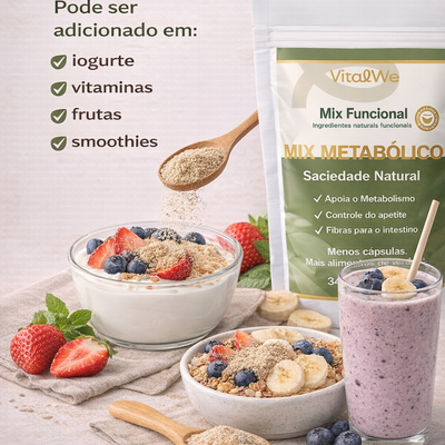 Mix Metabólico VitalWe™ – Saciedade Natural e Apoio ao Metabolismo
