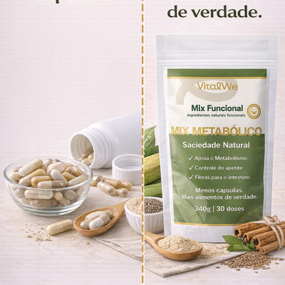Mix Metabólico VitalWe™ – Saciedade Natural e Apoio ao Metabolismo