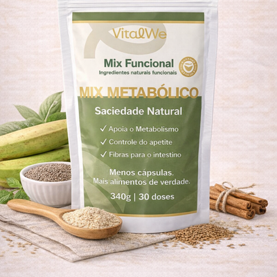 Mix Metabólico VitalWe™ – Saciedade Natural e Apoio ao Metabolismo
