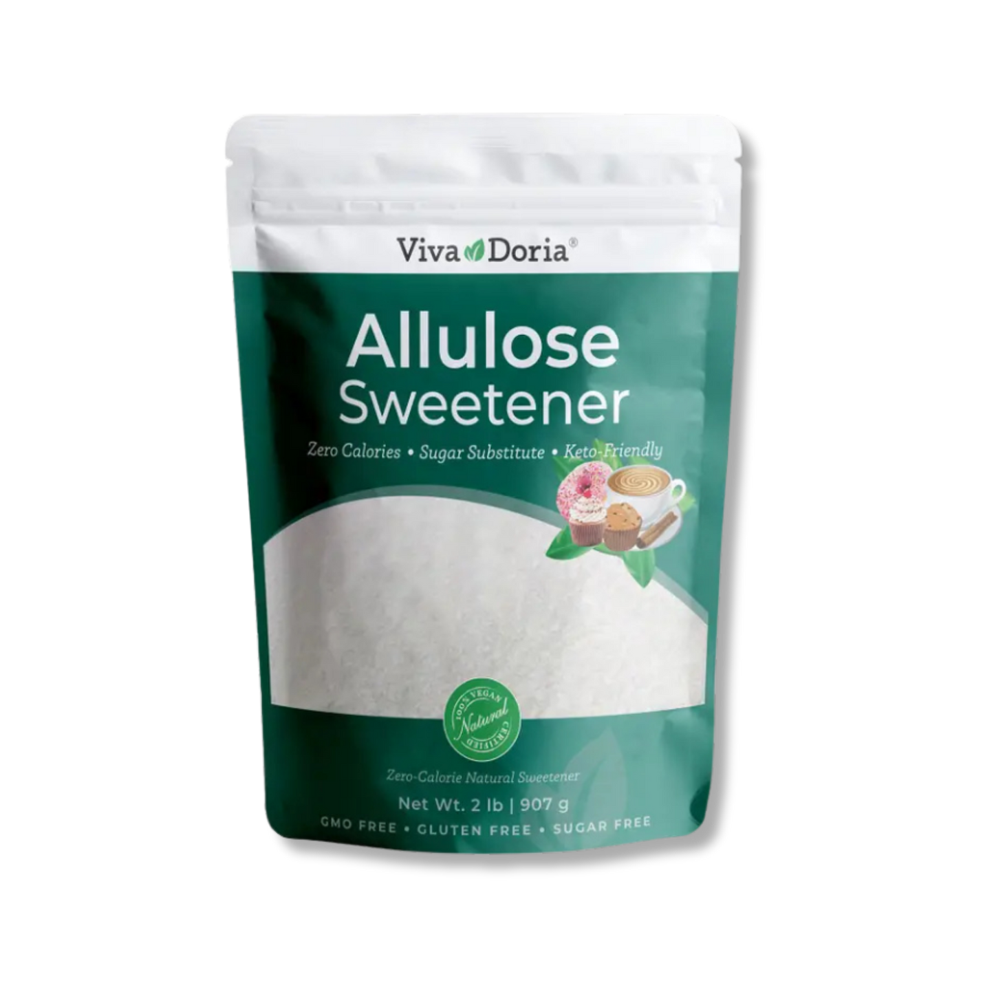 Alulose Zero Calorias Sabor Real de Açúcar 907 gramas