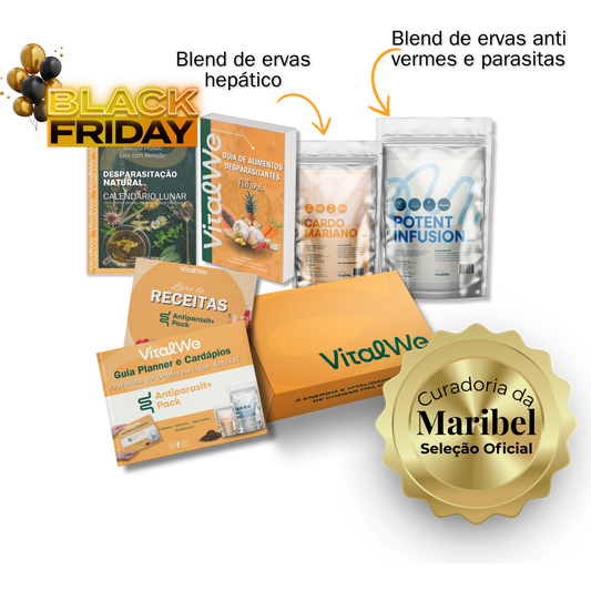 Kit Avançado de Desparasitação  –Limpeza de Parasitas, Bactérias, Fungos, Toxinas e Suporte à Saúde do Fígado