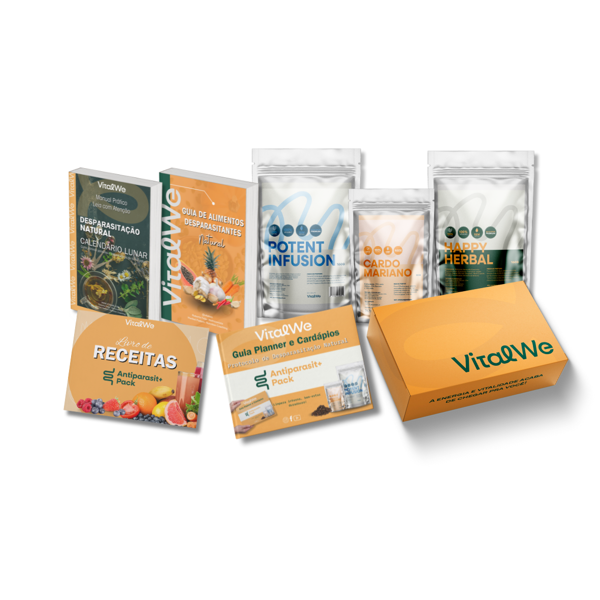 Antiparasit+ Premium Pack –Limpeza de Parasitas, Bactérias, Fungos, Toxinas e Suporte à Saúde do Fígado