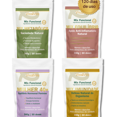 Protocolo VitalWe 360° – Saúde Completa em 4 Mixes