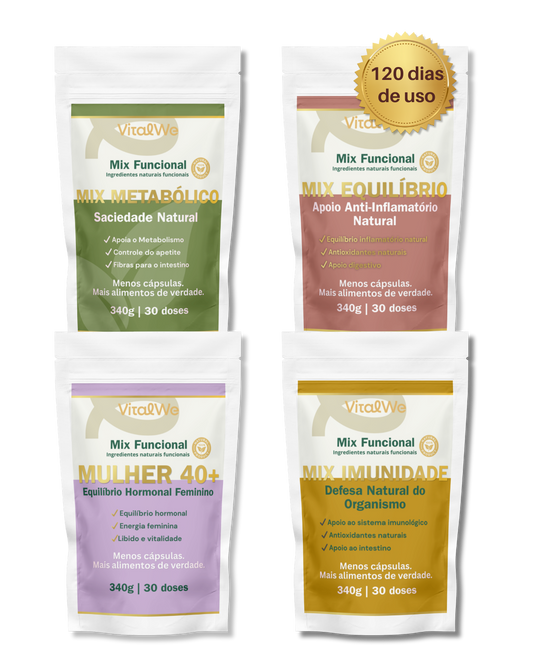 Protocolo VitalWe 360° – Saúde Completa em 4 Mixes