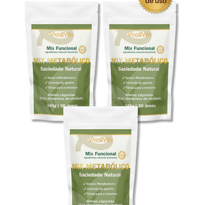 Mix Metabólico VitalWe™ – Saciedade Natural e Apoio ao Metabolismo