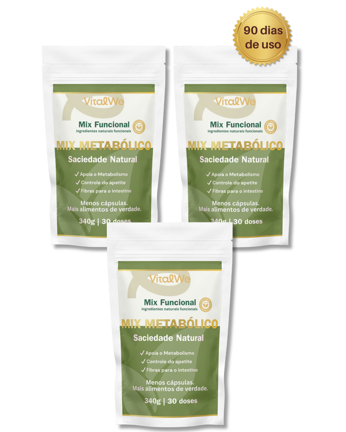 Mix Metabólico VitalWe™ – Saciedade Natural e Apoio ao Metabolismo