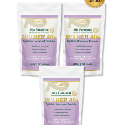 Mix Mulher 40+ VitalWe™ – Suporte Nutricional ao Equilíbrio Feminino