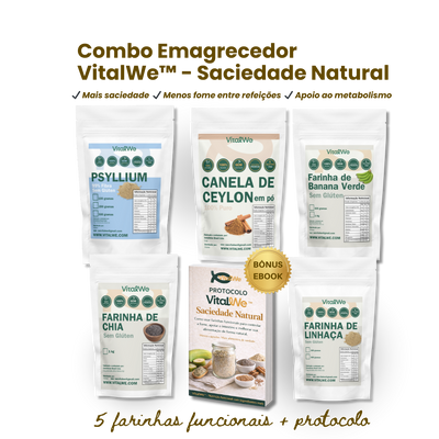 Combo Emagrecedor VitalWe™ – Saciedade Natural