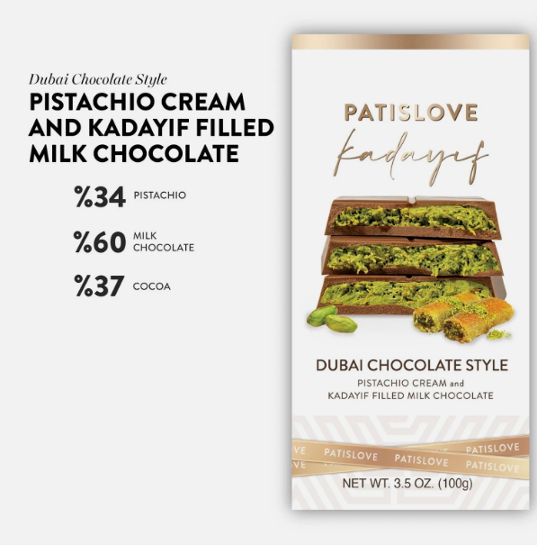 Kit 2 Chocolates Premium Dubai – Pistache & Kadaif (100g cada) – Edição Limitadíssima