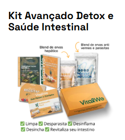 Kit Avançado de Desparasitação  –Limpeza de Parasitas, Bactérias, Fungos, Toxinas e Suporte à Saúde do Fígado