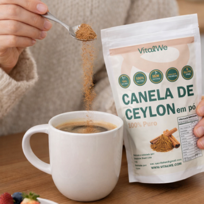 Canela Ceylon VitalWe — Apoio Metabólico Natural (50g)