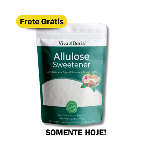 Alulose – Açúcar Raro Funcional com Zero Calorias e Ação Metabólica (340g)