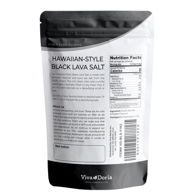 Combo Sal Negro Vulcânico do Havaí (2 Pacotes – 1,8kg) 🔥 Mais Vendido