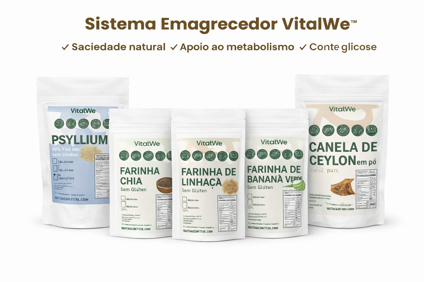 Combo Emagrecedor VitalWe™ – Saciedade Natural