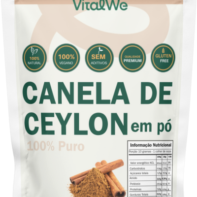 Canela Ceylon VitalWe — Apoio Metabólico Natural (50g)