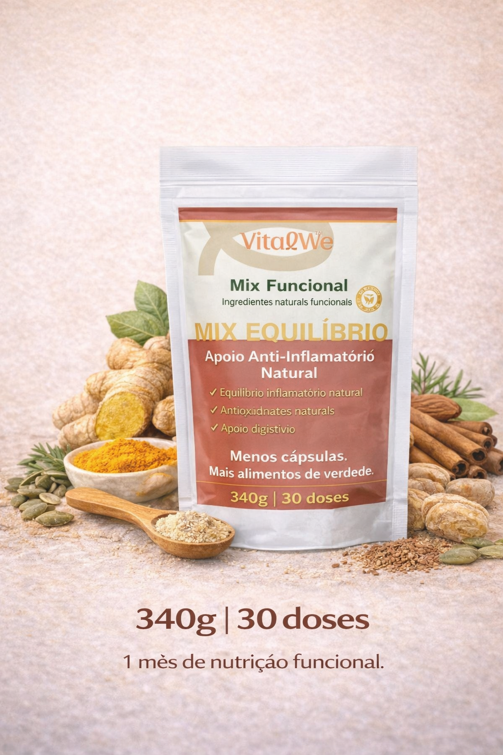 Mix Equilíbrio VitalWe™ – Suporte Nutricional Anti-inflamatório