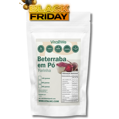 Beterraba em Pó (Farinha) 100g Vitalwe