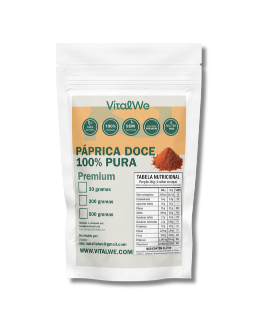 Páprica Doce 100% Pura – 500g | Vitalwe