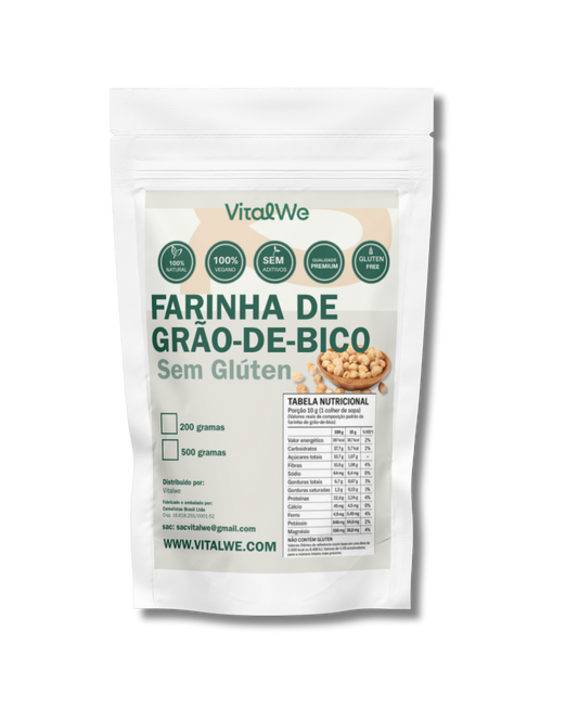 Farinha de Grão de Bico 1kg Vitalwe