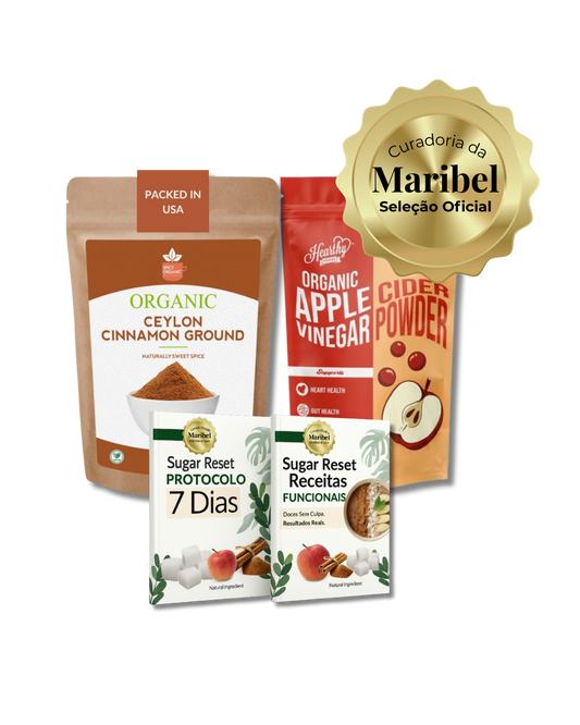 Kit Metabólico Essencial – Canela de Ceylon + Vinagre de Maçã em Pó | VitalWe